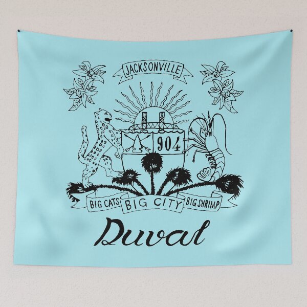 Item preview, Duval Crest- Black Lettering on Sky Blue designed and sold by DuvalCrest.