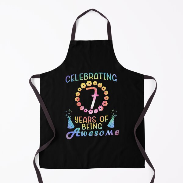 Item preview, 7 Years of Being Awesome 7 Years Old 7th Birthday Tie Dye designed and sold by yssnyd.