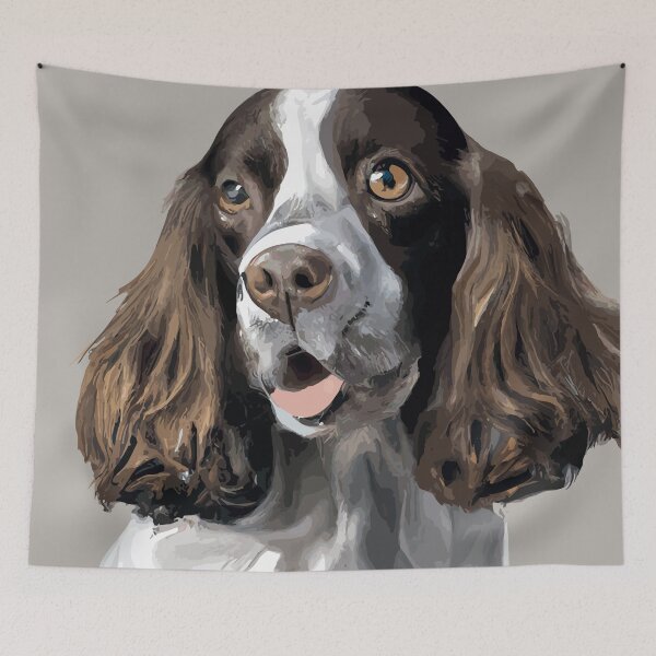 Item preview, Springer Spaniel Vector Art designed and sold by popupstands.
