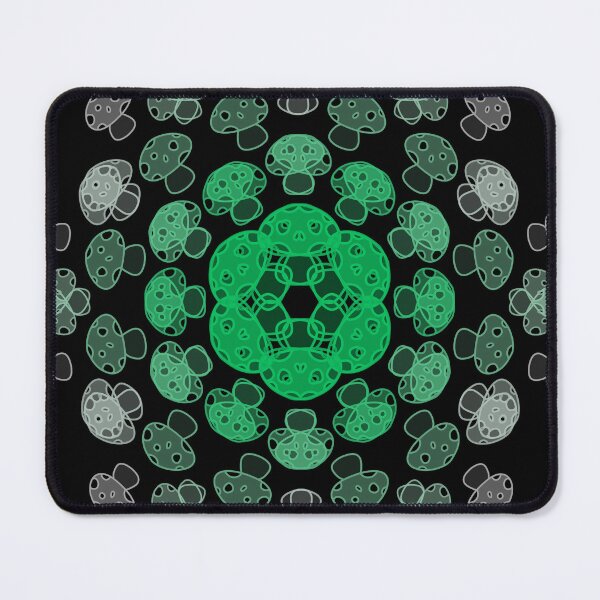 Item preview, Cursed Kaleidoscope - Green Mushrooms designed and sold by FinapplePudding.