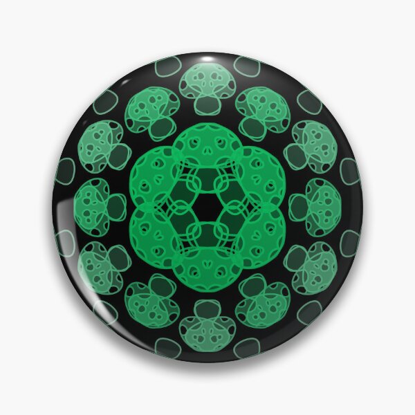 Item preview, Cursed Kaleidoscope - Green Mushrooms designed and sold by FinapplePudding.