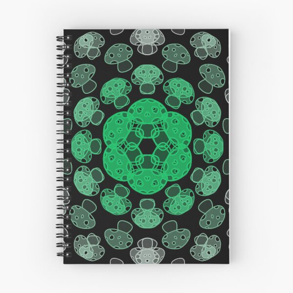 Item preview, Cursed Kaleidoscope - Green Mushrooms designed and sold by FinapplePudding.