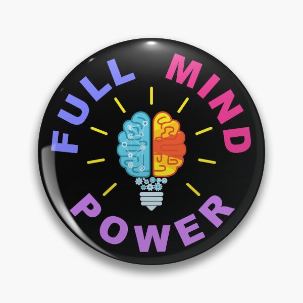 Item preview, Full Mind Power with Brain Lightbulb designed and sold by Full Mind Power.