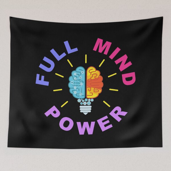 Item preview, Full Mind Power with Brain Lightbulb designed and sold by Full Mind Power.