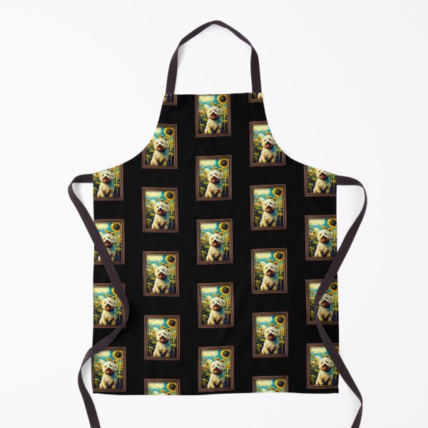 Item preview, Bolognese Sunflower Painting Adorable Dog designed and sold by rafaeltto.