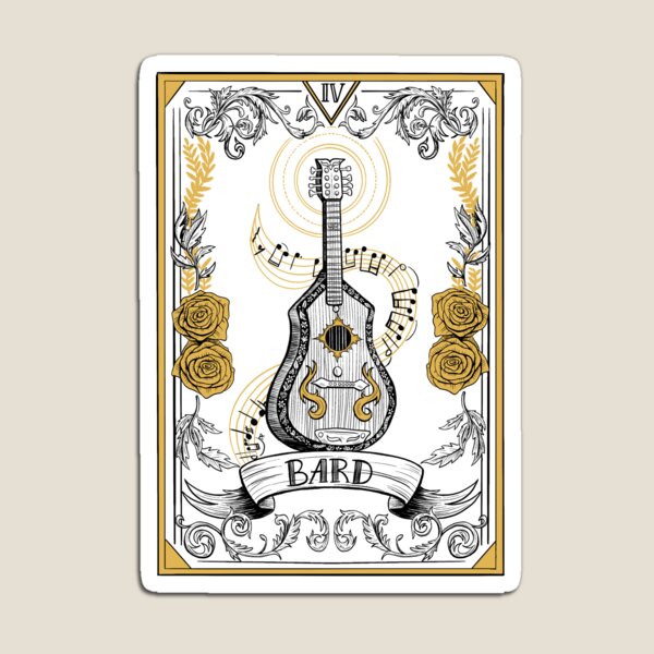 Item preview, D&D Bard Tarot designed and sold by elgraphinx.