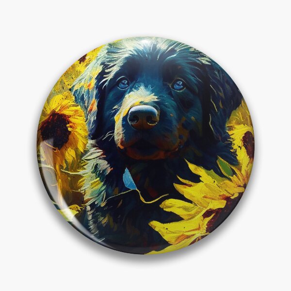 Item preview, Borador Sunflower Painting Adorable Dog designed and sold by rafaeltto.
