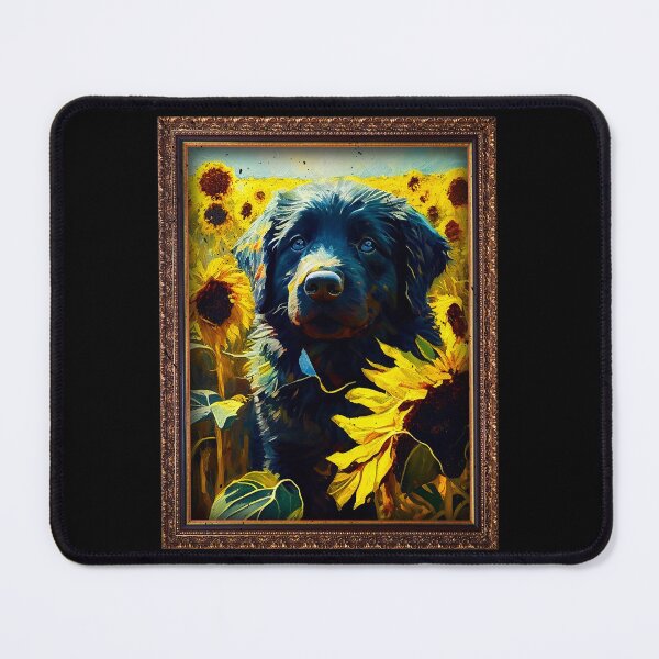Item preview, Borador Sunflower Painting Adorable Dog designed and sold by rafaeltto.