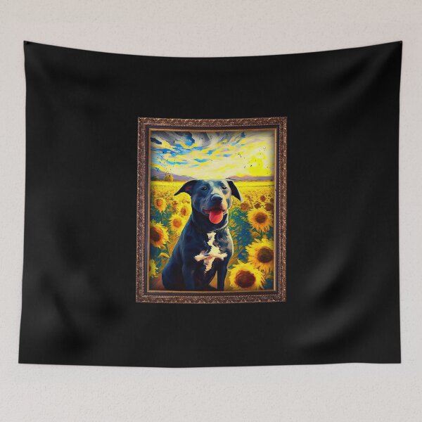 Item preview, Borador Sunflower Painting Adorable Dog designed and sold by rafaeltto.