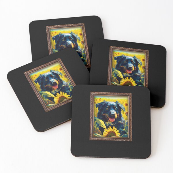 Item preview, Borador Sunflower Painting Adorable Dog designed and sold by rafaeltto.