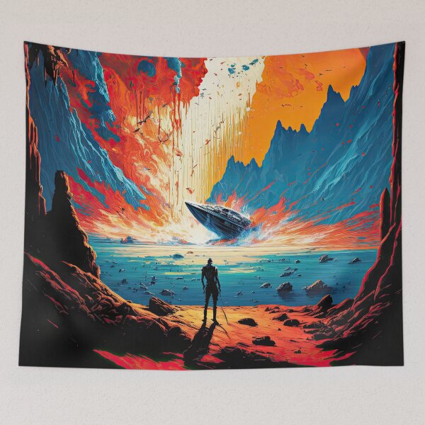 Item preview, Cosmic Terrain: Exploring the Unknown Landscape of the Universe designed and sold by SeedDesign.