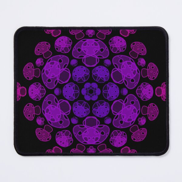 Item preview, Cursed Kaleidoscope - Purple Mushrooms designed and sold by FinapplePudding.