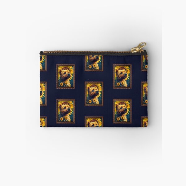 Item preview, Border Terrier Sunflower Painting Adorable Dog designed and sold by rafaeltto.