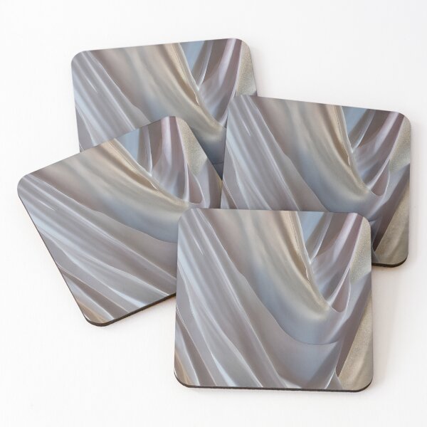 Item preview, lush silver fabric designed and sold by kbgraphicimages.