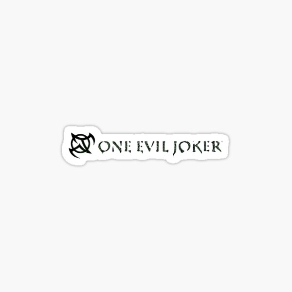 Joker Wall Vinyl Sticker - Evil Villain Quote Decal 102 x 25