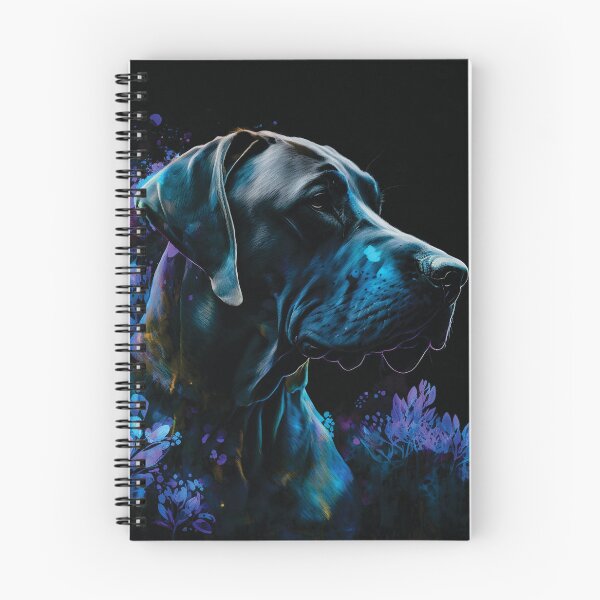 Item preview, Great Dane Bulldog stardust portrait designed and sold by HookedOnDogz.