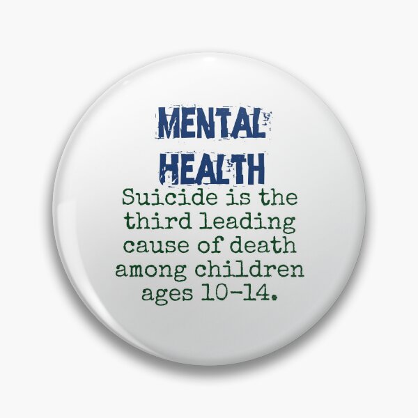 Item preview, Suicide Is The Third Leading Cause 10-14 - Mental Health Quote designed and sold by CrankyOldDude.