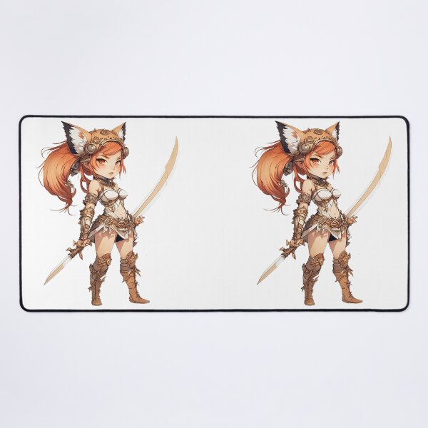 Item preview, Chibi Fox Girl Warrior designed and sold by A-Artistries.