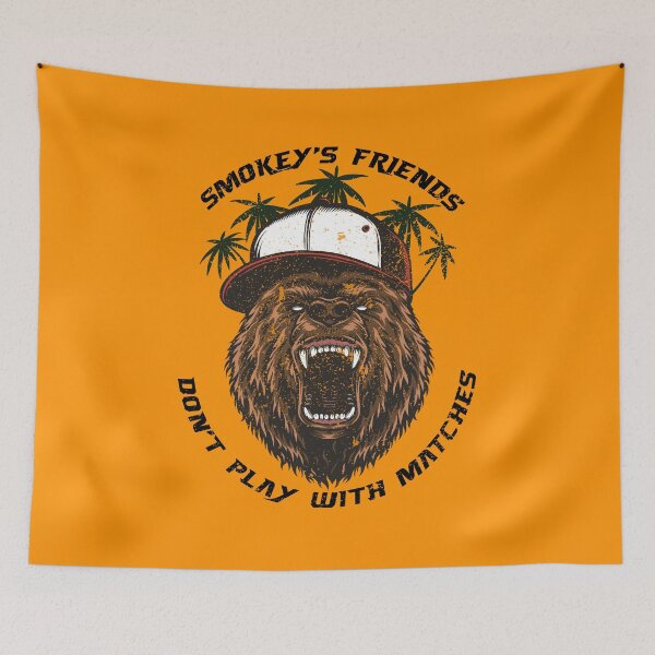 Item preview, smokey's friends don't play with matches funny saying designed and sold by wassim sadiki.
