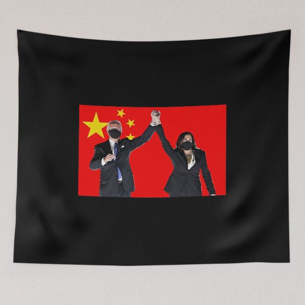 Item preview, Biden-Harris Chinese Flag designed and sold by FinleyFamilyDes.