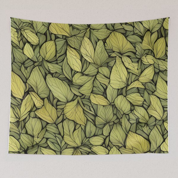 Item preview, Leaf Pattern Full Green Leaves designed and sold by VersoShopping.