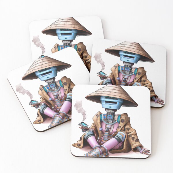 Item preview, Vaping robo girl designed and sold by Oni's Realm  Studio.