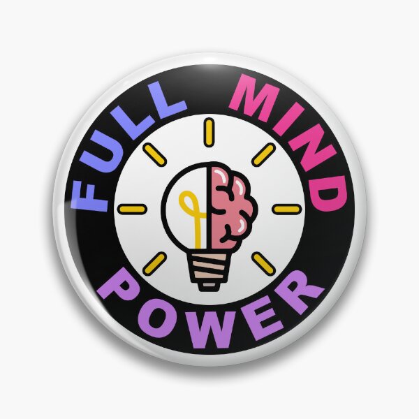 Item preview, Full Mind Power with Half-Brain Half-Lightbulb designed and sold by Full Mind Power.