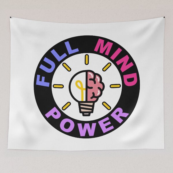 Item preview, Full Mind Power with Half-Brain Half-Lightbulb designed and sold by Full Mind Power.