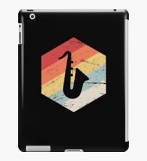 Retro Vintage Saxophone Icon iPad Case/Skin