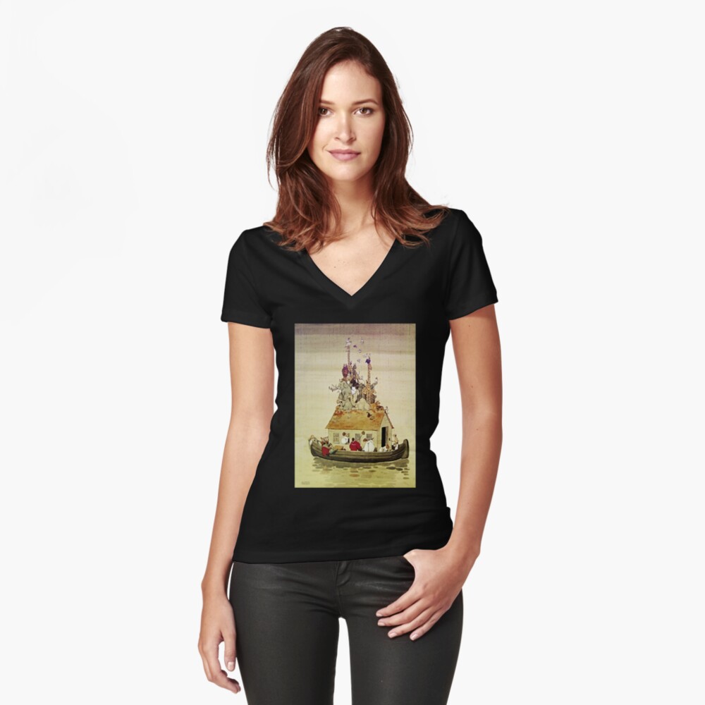 Item preview, Fitted V-Neck T-Shirt designed and sold by SuppClothesCo.