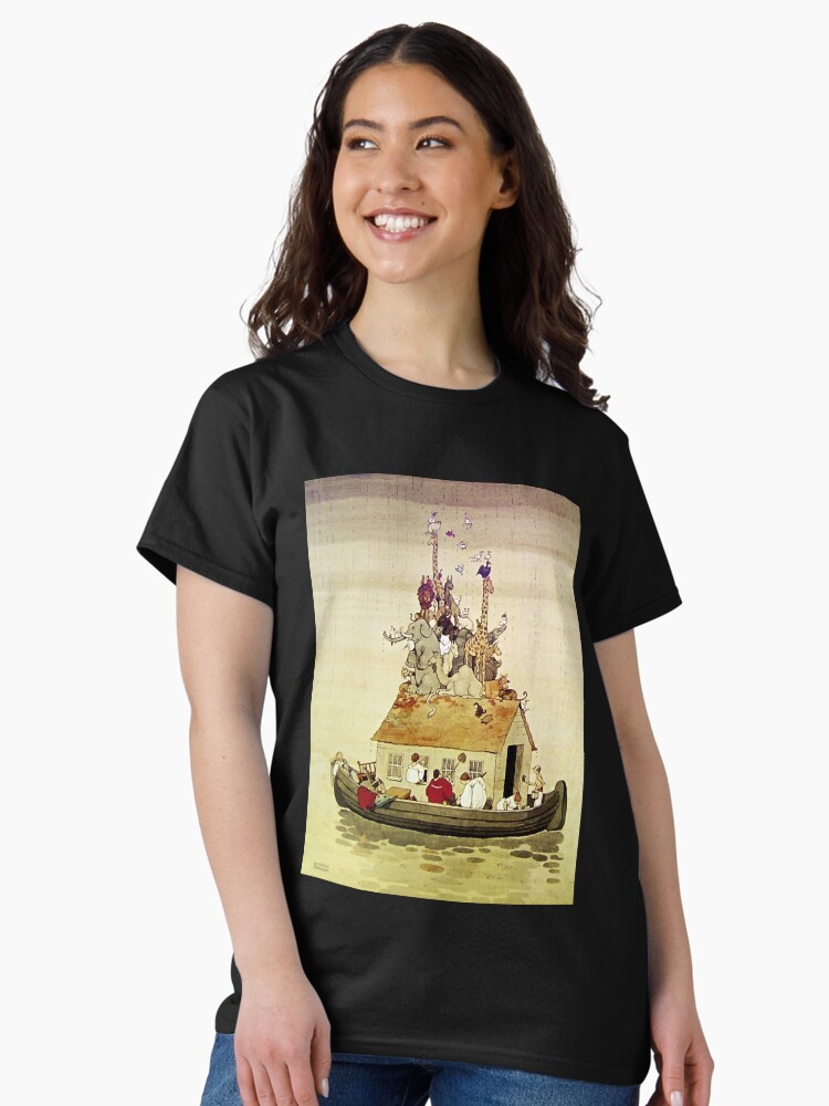 Thumbnail 2 of 7, Classic T-Shirt, “Noah’s Arc” by W Heath Robinson designed and sold by SuppClothesCo.