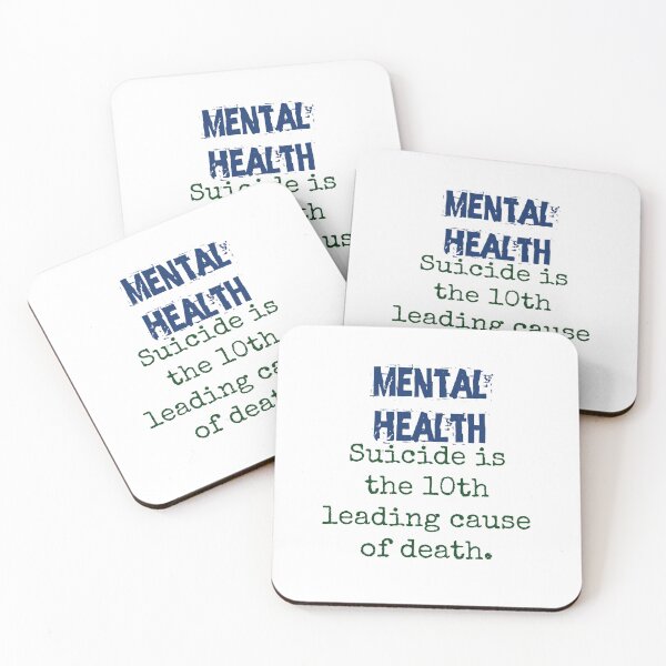 Item preview, Suicide Is The 10th Leading Cause - Mental Health Quote designed and sold by CrankyOldDude.