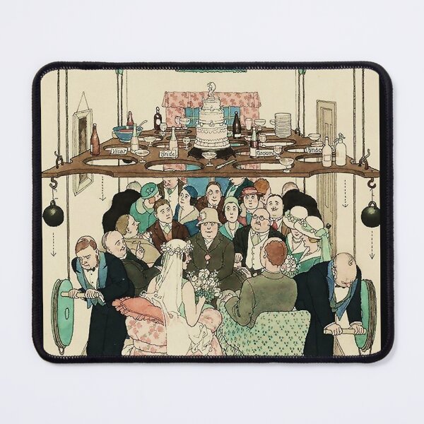 Item preview, “Economy of Space” by W Heath Robinson designed and sold by SuppClothesCo.