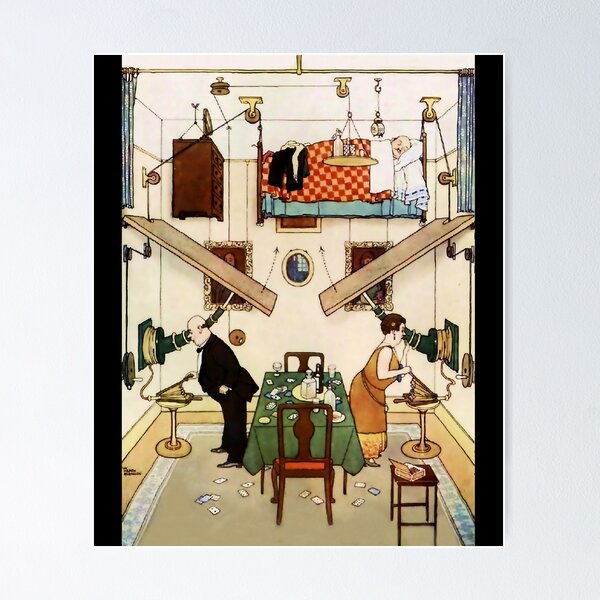 Item preview, “Ideal Home - Spare Room” by W Heath Robinson designed and sold by SuppClothesCo.