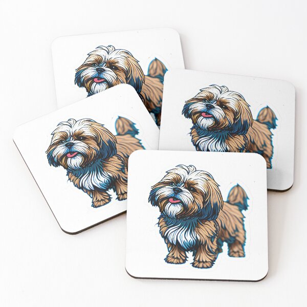 Item preview, Shitzu Dog Sticker designed and sold by EireTV.