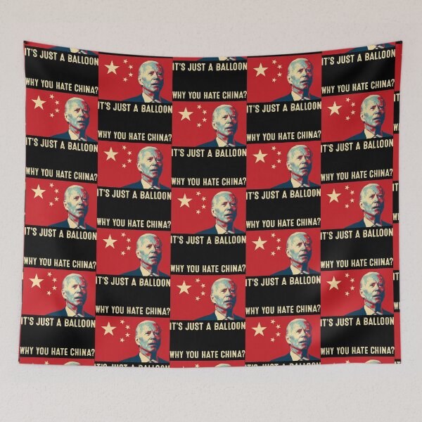 Item preview, Chinese Spy Balloon Funny Surveillance Balloon Joe Biden designed and sold by ZeeyaSho.