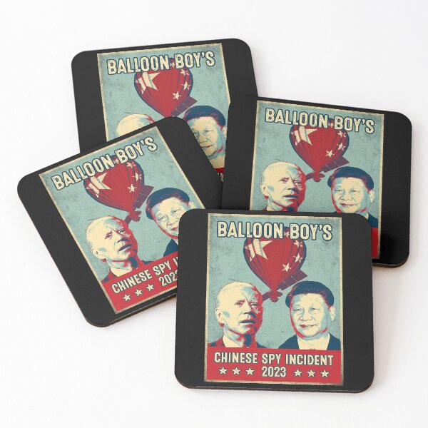 Item preview, Chinese Surveillance Balloon Boys Funny Joe Biden vs Xi Jinping designed and sold by ZeeyaSho.