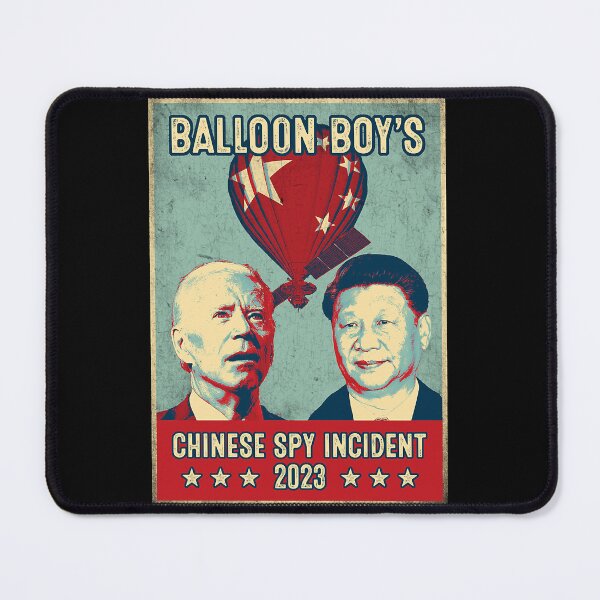 Item preview, Chinese Surveillance Balloon Boys Funny Joe Biden vs Xi Jinping designed and sold by ZeeyaSho.