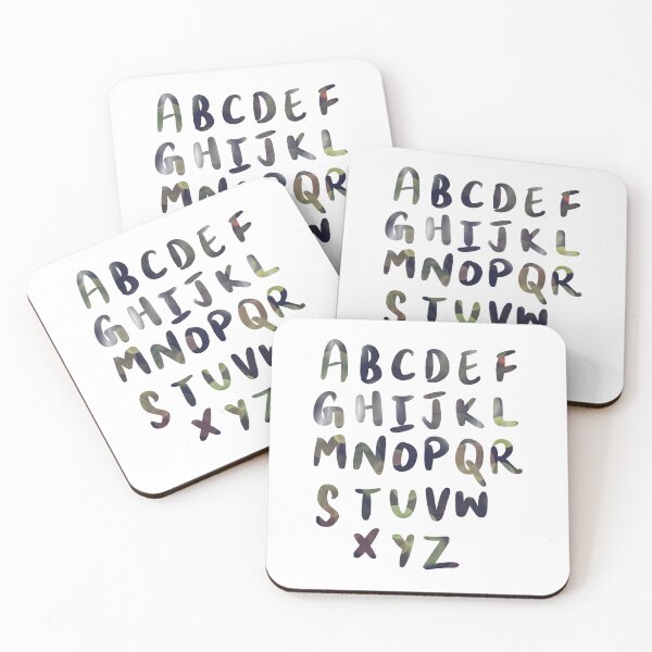 Item preview, 26 Capital letters English language Alphabet cameo designed and sold by chuckletuckle.