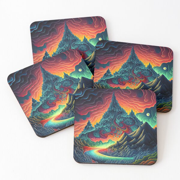 Item preview, Psychedelic Alien Landscape designed and sold by SeedDesign.