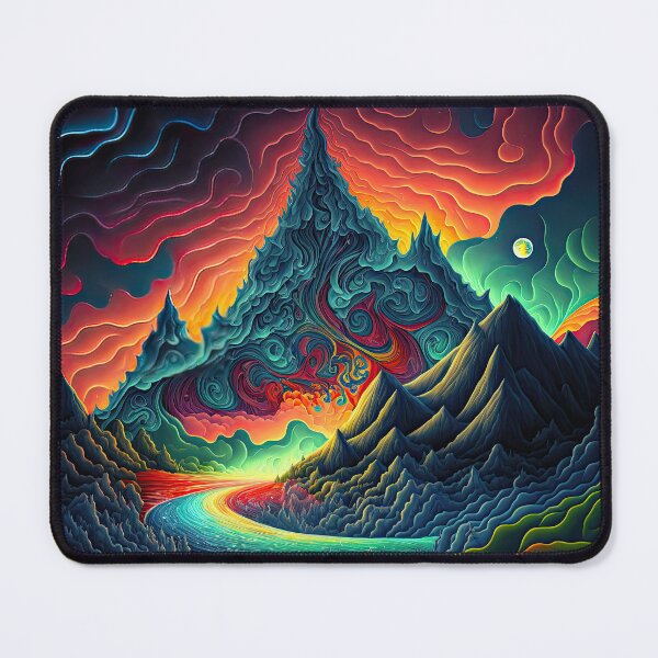 Item preview, Psychedelic Alien Landscape designed and sold by SeedDesign.
