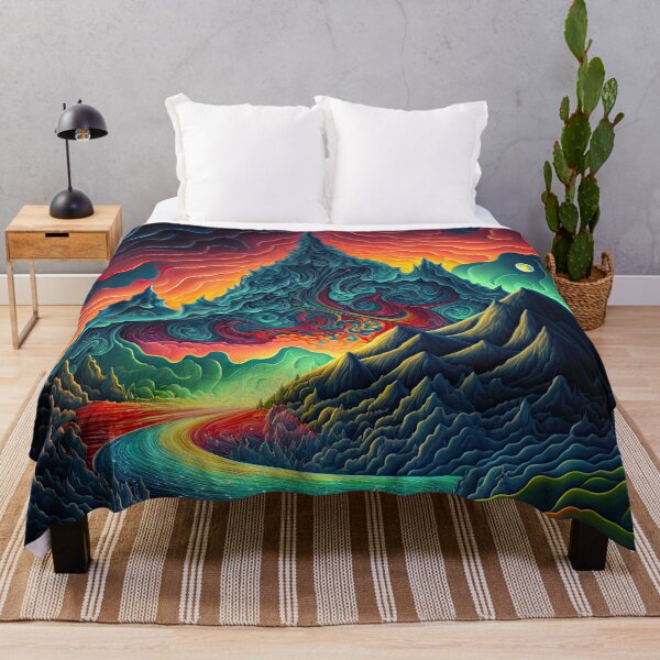 Item preview, Psychedelic Alien Landscape designed and sold by SeedDesign.