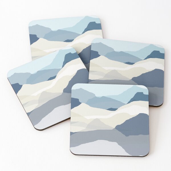 Item preview, Abstract mountain art designed and sold by NAERENA.