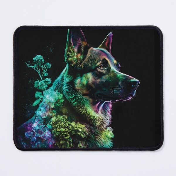 Item preview, German Shepherd stardust portrait designed and sold by HookedOnDogz.