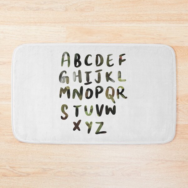 Item preview, 26 Capital letters English language Alphabet cameo green designed and sold by chuckletuckle.