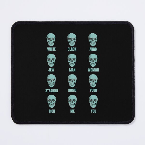 Item preview, We are Equal. Anti racism skull design. designed and sold by paulo silveira.