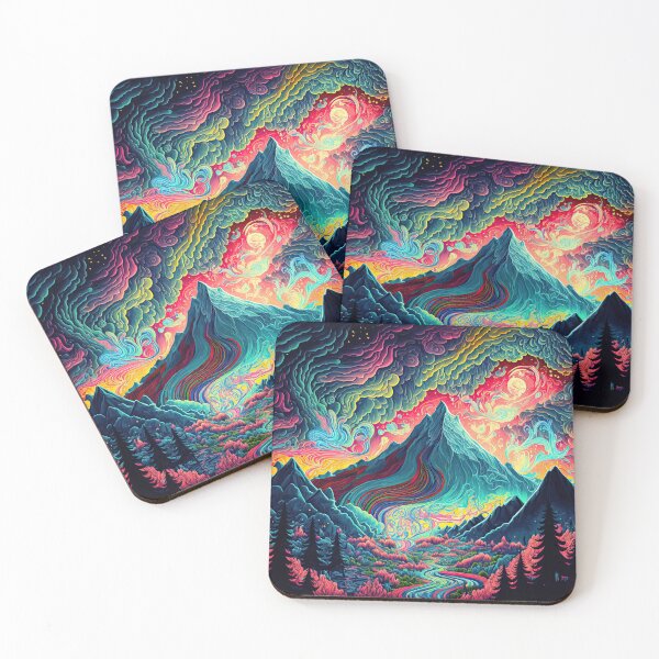 Item preview, Psychedelic Alien Landscape designed and sold by SeedDesign.