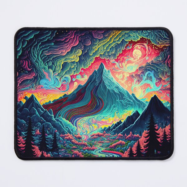 Item preview, Psychedelic Alien Landscape designed and sold by SeedDesign.
