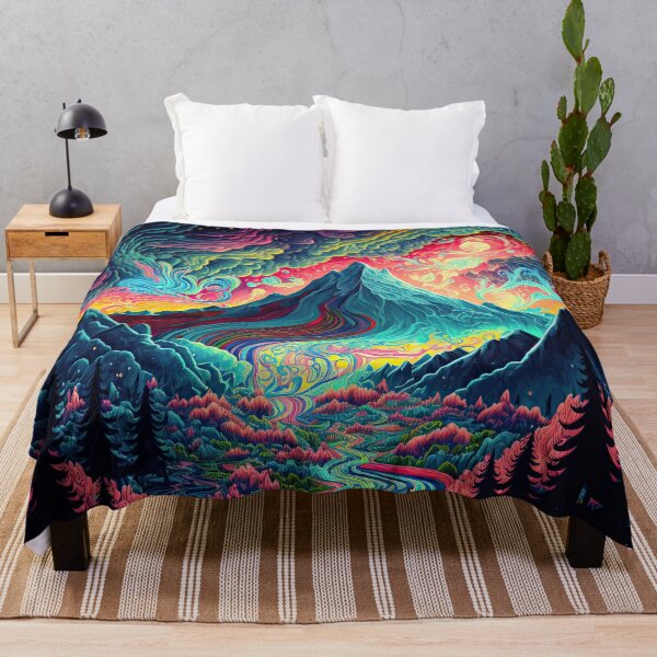 Item preview, Psychedelic Alien Landscape designed and sold by SeedDesign.