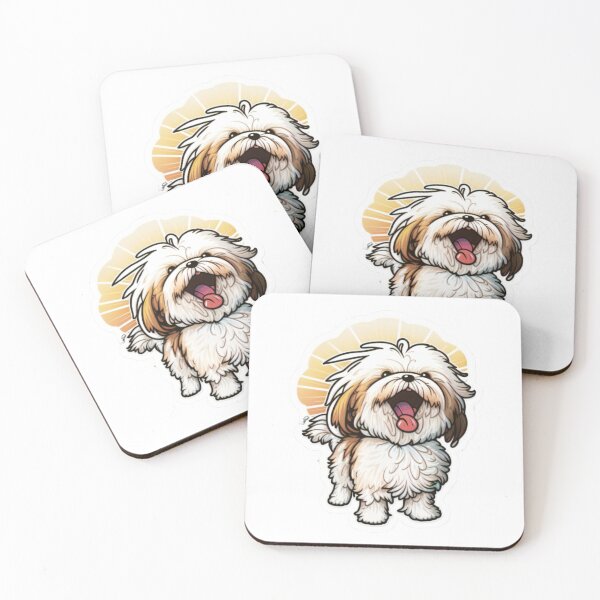 Item preview, Shitzu Dog Sticker designed and sold by EireTV.